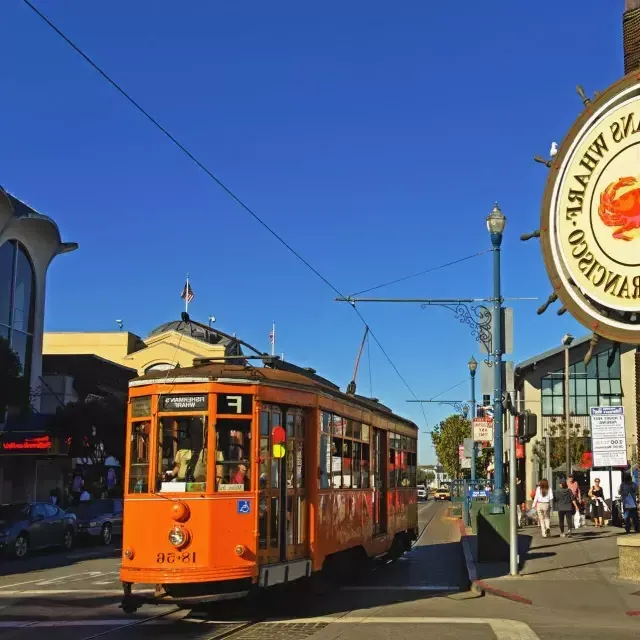 F Line in Fisherman's Wharf